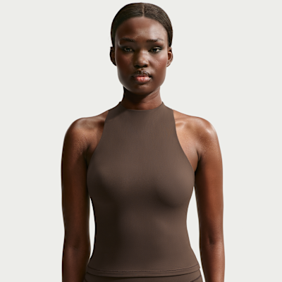 NikeSKIMS Matte Women's Mock-Neck Racerback Tank Top. Nike JP